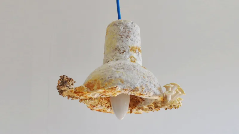 Lampa wyhodowana z grzybni