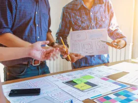 Zespół prezentujący swój projekt