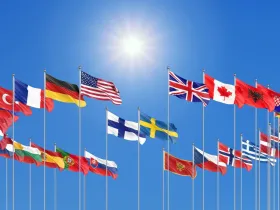 Flagi państw należących do NATO