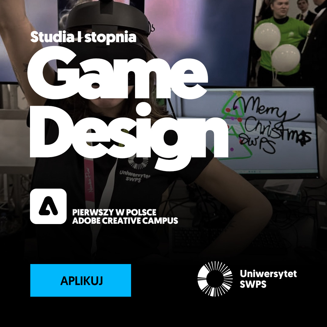 Poznaj Game Design na Uniwersytecie SWPS