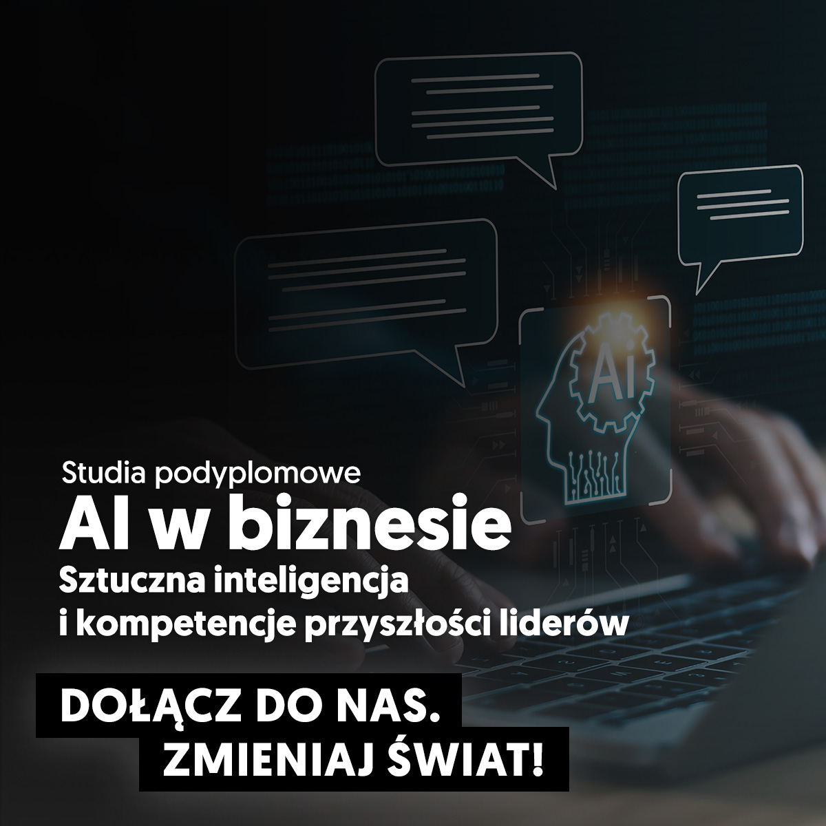 Poznaj studia podyplomowe AI w biznesie na Uniwersytecie SWPS