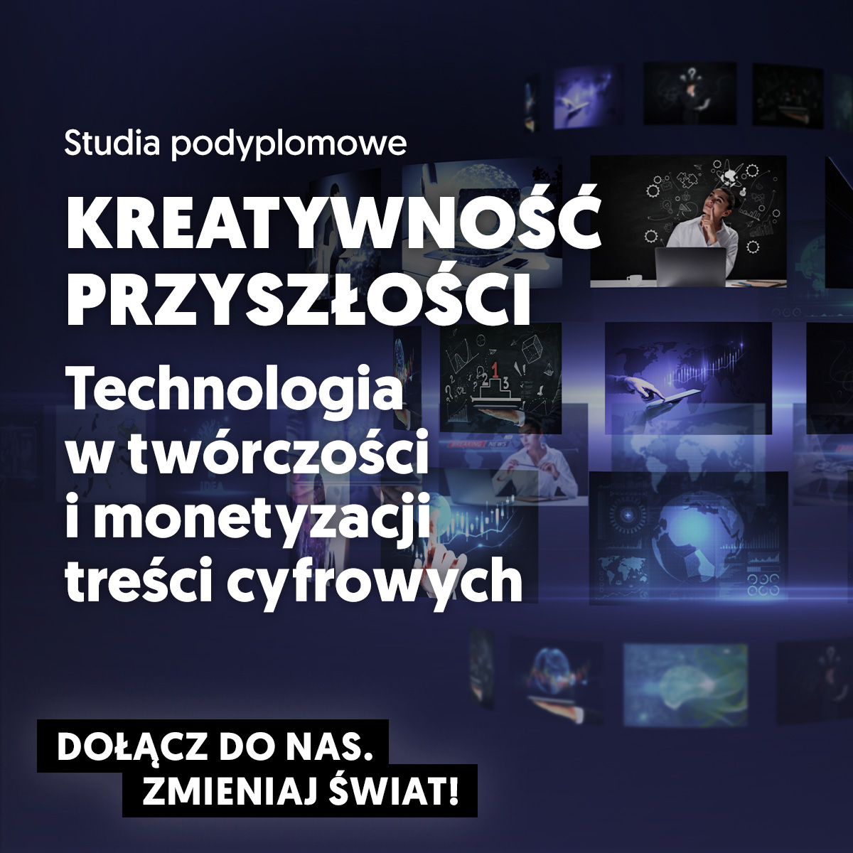 Poznaj studia podyplomowe kreatywność przyszłości na Uniwersytecie SWPS