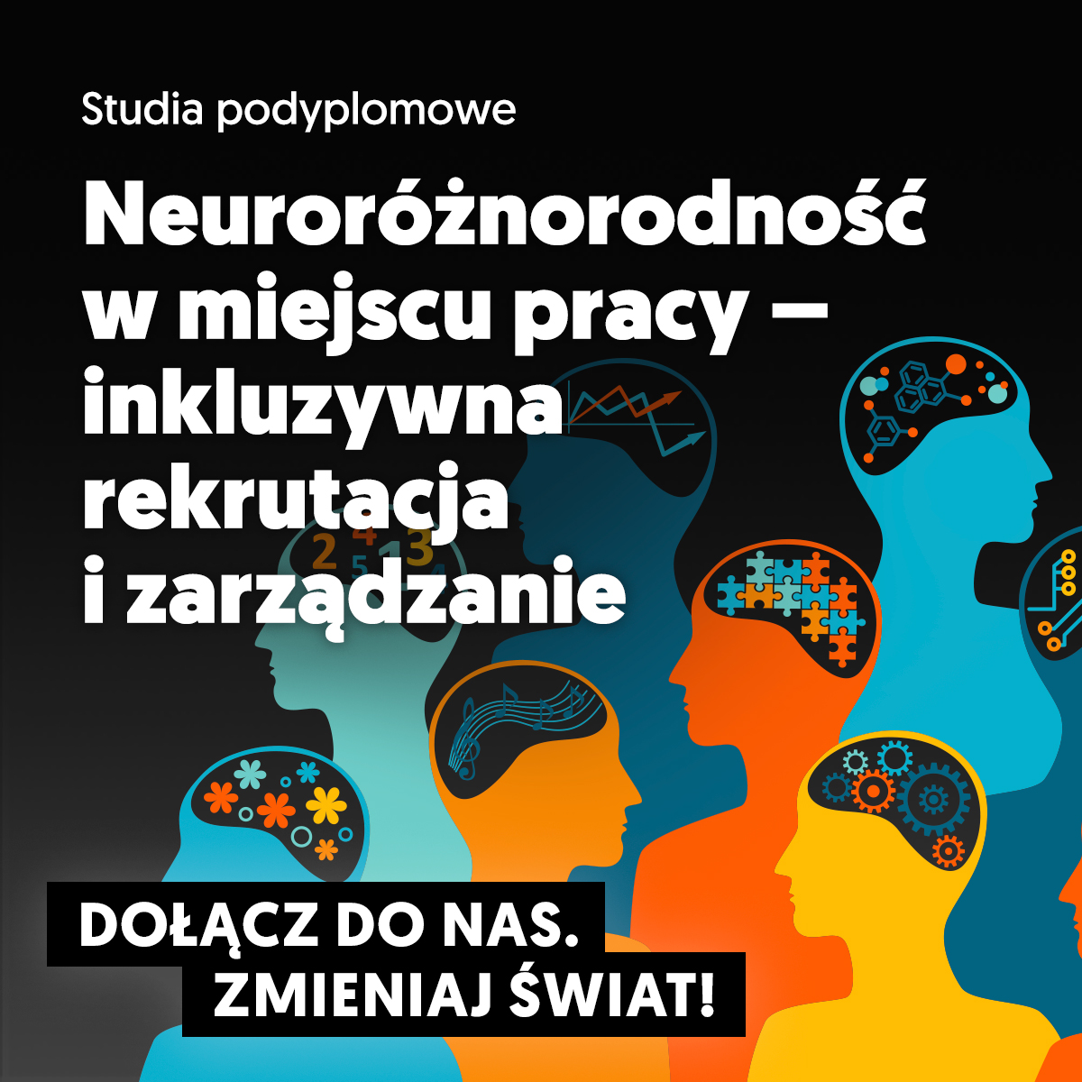 Poznaj studia podyplomowe neuroróżnorodność w miejscu pracy na Uniwersytecie SWPS